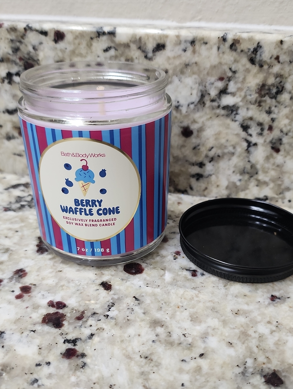 Bath & Body Works Berry Waffle Cone Candle
